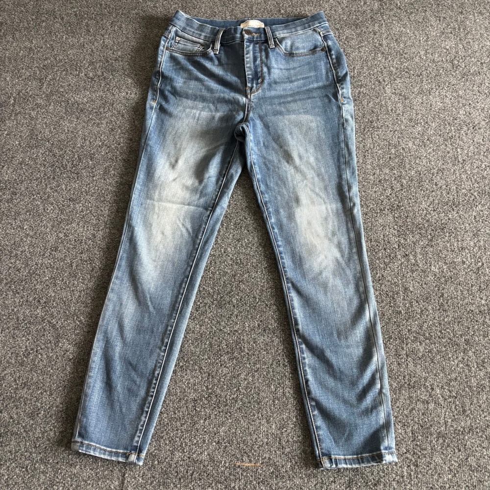 Habitual Cressa High Rise Skinny Ankle Jeans Size 28 Medium Wash Blue Denim